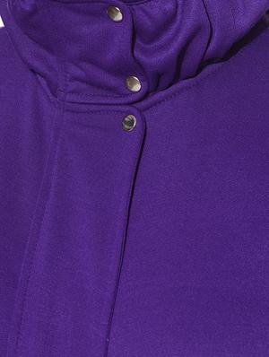solid purple fleece jacket - 12507009 - Standard Image - 4