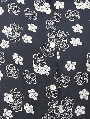black floral printed viscose shirt - 12518277 - Standard Image - 4