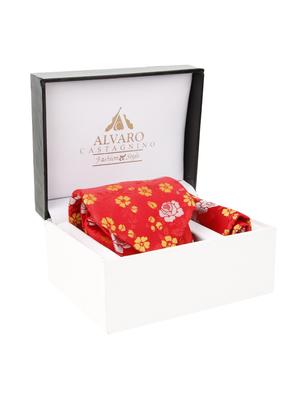 red polyester tie - 12523196 - Standard Image - 4
