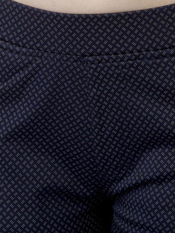 navy blue printed cotton jegging - 12551793 - Zoom Image - 4