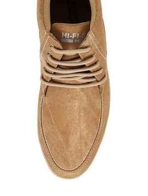beige denim lace up sneakers - 12553549 - Standard Image - 4