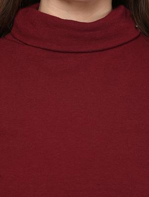 maroon cotton dress - 12573331 - Standard Image - 4