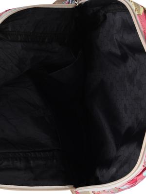 multicoloured cotton canvas printed backpack - 1258424 - Standard Image - 4