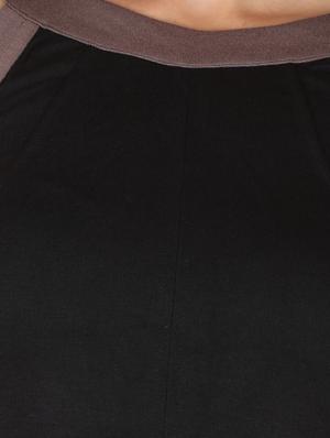 black viscose peplum top - 12586935 - Standard Image - 4
