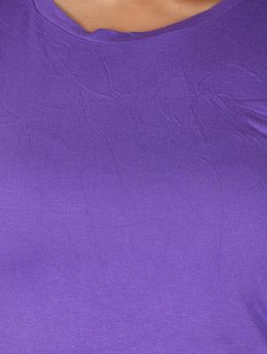 purple viscose top - 12586942 - Standard Image - 4