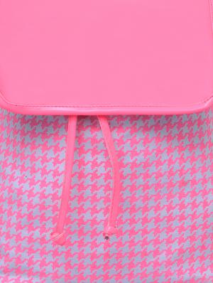 pink printed backpack - 1261147 - Standard Image - 4