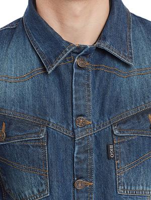 blue denim jacket - 12616178 - Standard Image - 4