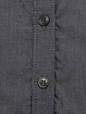 grey denim regular shirt - 12662200 - Standard Image - 4