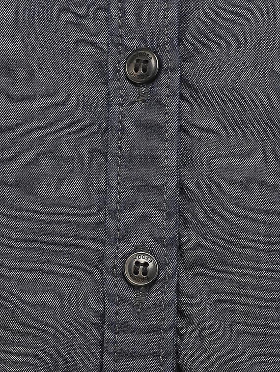grey denim regular shirt - 12662200 - Zoom Image - 4