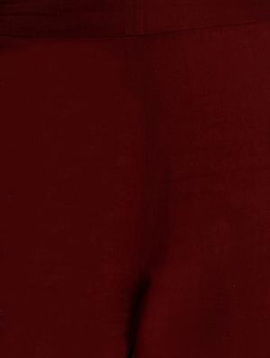 red cotton flat front trouser - 12773783 - Standard Image - 4