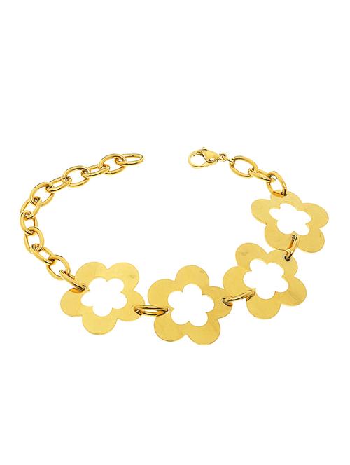 gold metal bracelet - 12773876 - Standard Image - 1