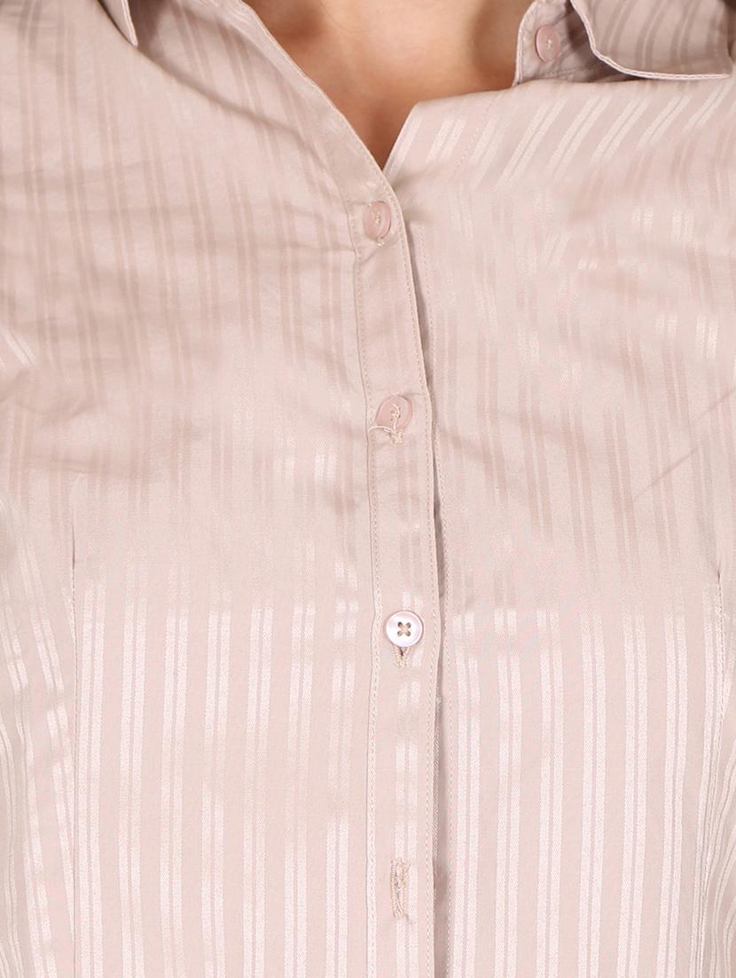peach regular shirt - 12786047 - Zoom Image - 4