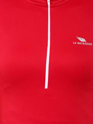 solid red cotton tee - 12786289 - Standard Image - 4