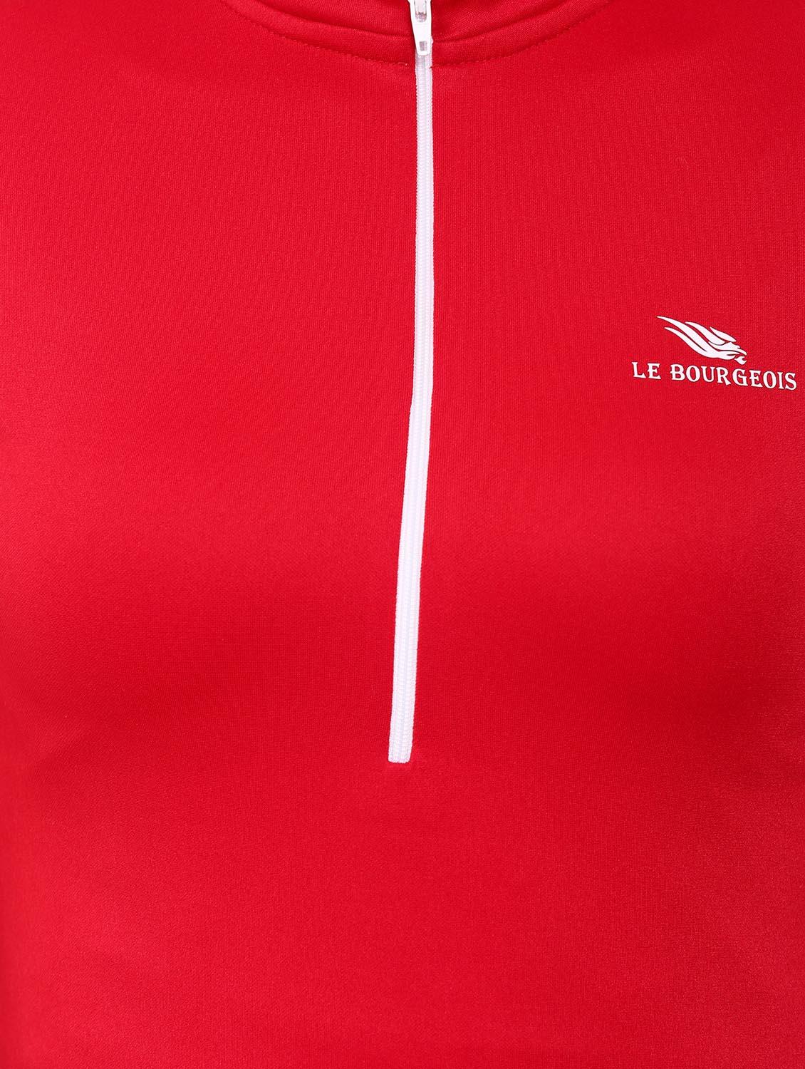 solid red cotton tee - 12786289 - Zoom Image - 4