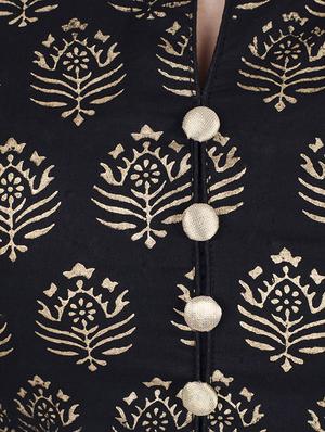 block print flared kurta - 12787534 - Standard Image - 4