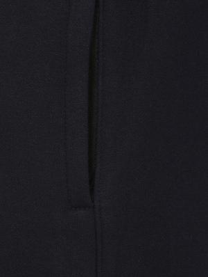 black fleece full length track pant - 12791685 - Standard Image - 4