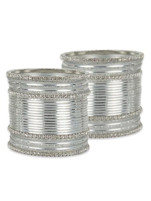 silver metal bangle - 12795696 - Standard Image - 1