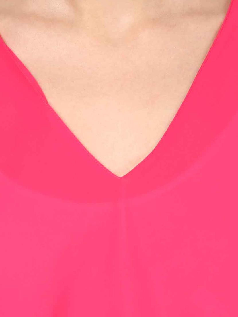 pink georgette tunic - 12799037 - Zoom Image - 4