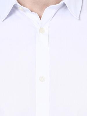 white cotton casual shirt - 12802016 - Standard Image - 4