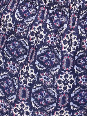 blue printed cotton shorts - 12802493 - Standard Image - 4