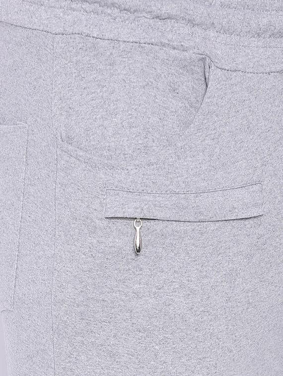 grey cotton jogger - 12808850 - Zoom Image - 4