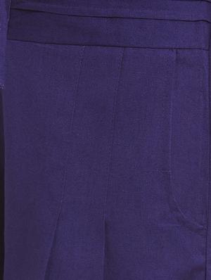 blue cotton palazzo - 12821786 - Standard Image - 4
