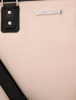pink leatherette handbag - 12822868 - Standard Image - 4