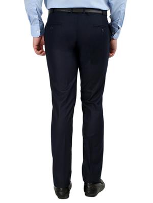 black and blue set of 2 flat front trousers formal trouser - 12823769 - Standard Image - 7