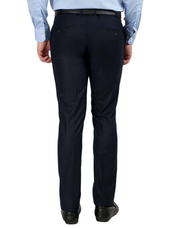 black and blue set of 2 flat front trousers formal trouser - 12823769 - Zoom Image - 7