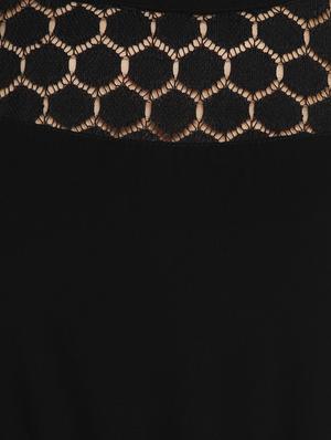 tie knot front laced panel maxi dress - 12827160 - Standard Image - 4