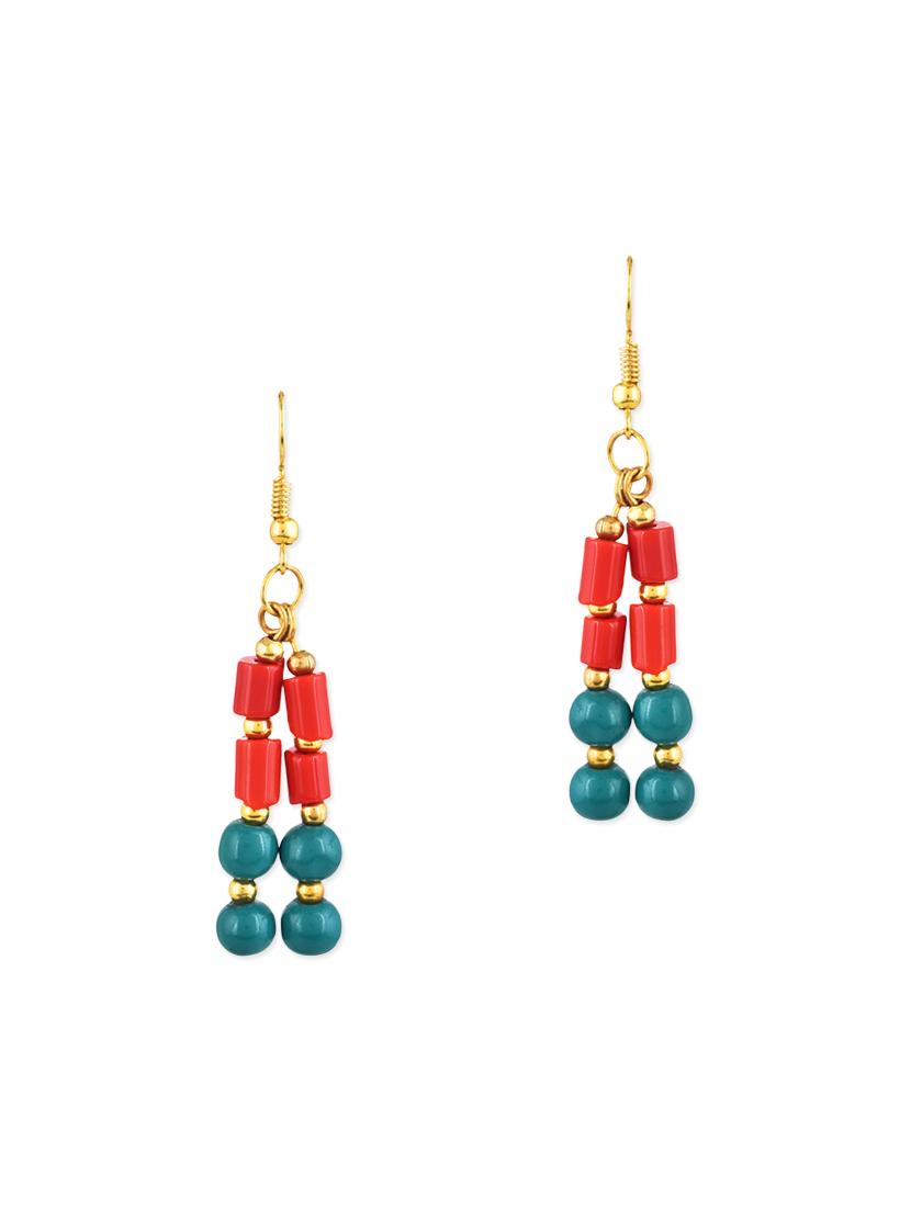 red metal long necklace - 12828318 - Zoom Image - 4