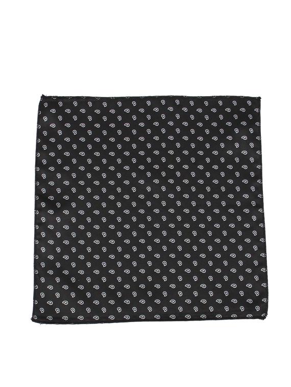 black micro fiber pocketsquare - 12828902 - Zoom Image - 4