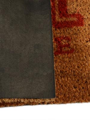 saral home 100% coir made heavy duty anti slip coir mat with rubber backing. size is 40x60 cm. - 12830646 - Standard Image - 4