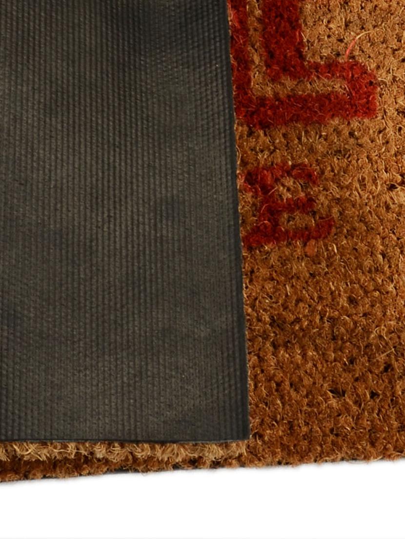 saral home 100% coir made heavy duty anti slip coir mat with rubber backing. size is 40x60 cm. - 12830646 - Zoom Image - 4