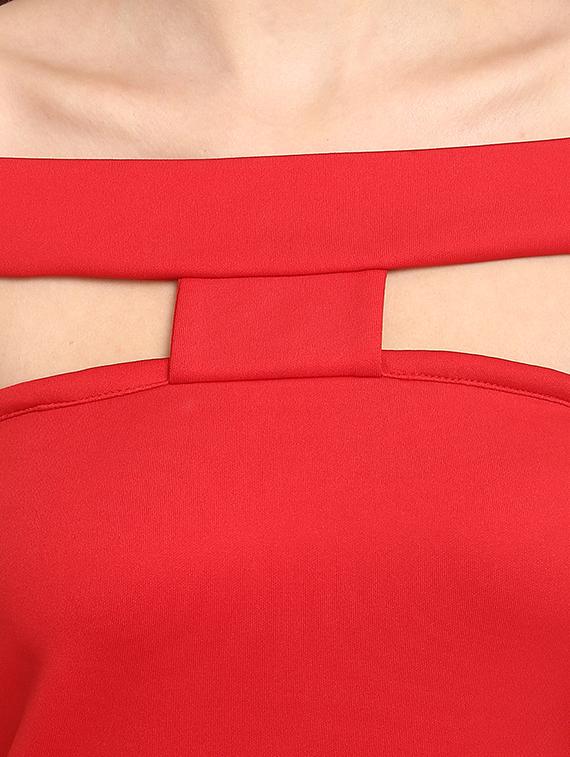 red solid dress - 12832292 - Zoom Image - 4