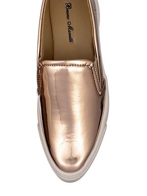gold slip on plimsoll - 12832639 - Standard Image - 4