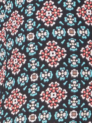 multicolored printed crepe palazzo - 12838465 - Standard Image - 4