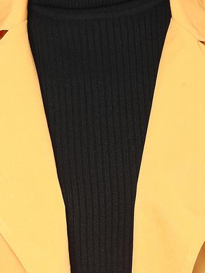 yellow crepe summer jacket - 12840192 - Standard Image - 4