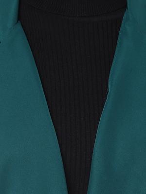 green crepe shrug - 12840199 - Standard Image - 4