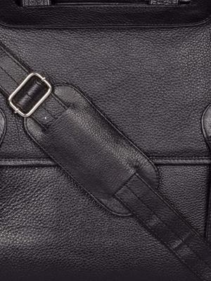 black leather laptopbag - 12858078 - Standard Image - 4