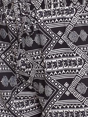 black crepe hot pants shorts - 12885890 - Standard Image - 4