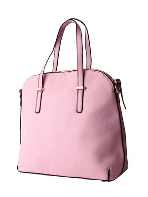 pink leatherette handbag - 12895109 - Standard Image - 4