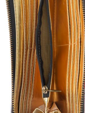 off white printed poly satin wallet - 1290624 - Standard Image - 4