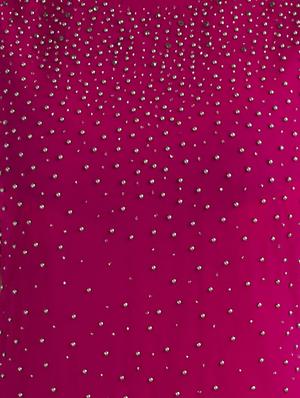 pink embellished georgette gown dress - 12908531 - Standard Image - 4