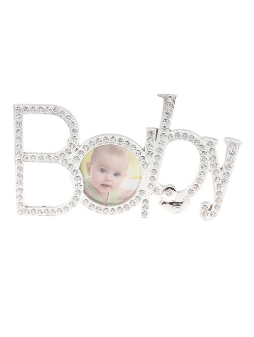 Baby Name Shaped and embellished with CZ stones Photo Frame Frame - 12915690 - Standard Image - 1