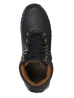 black leatherette low ankle boot - 12922697 - Standard Image - 4