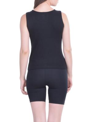 set of 3 black cotton camisoles - 12927654 - Standard Image - 4