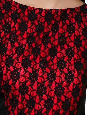 Laced Panel Maxi dress - 12948633 - Standard Image - 4
