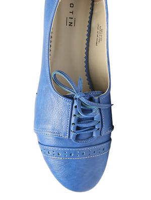 blue pu ballerina - 12954365 - Standard Image - 4