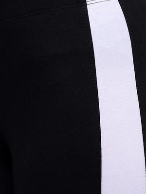 black cotton leggings - 12961125 - Standard Image - 4